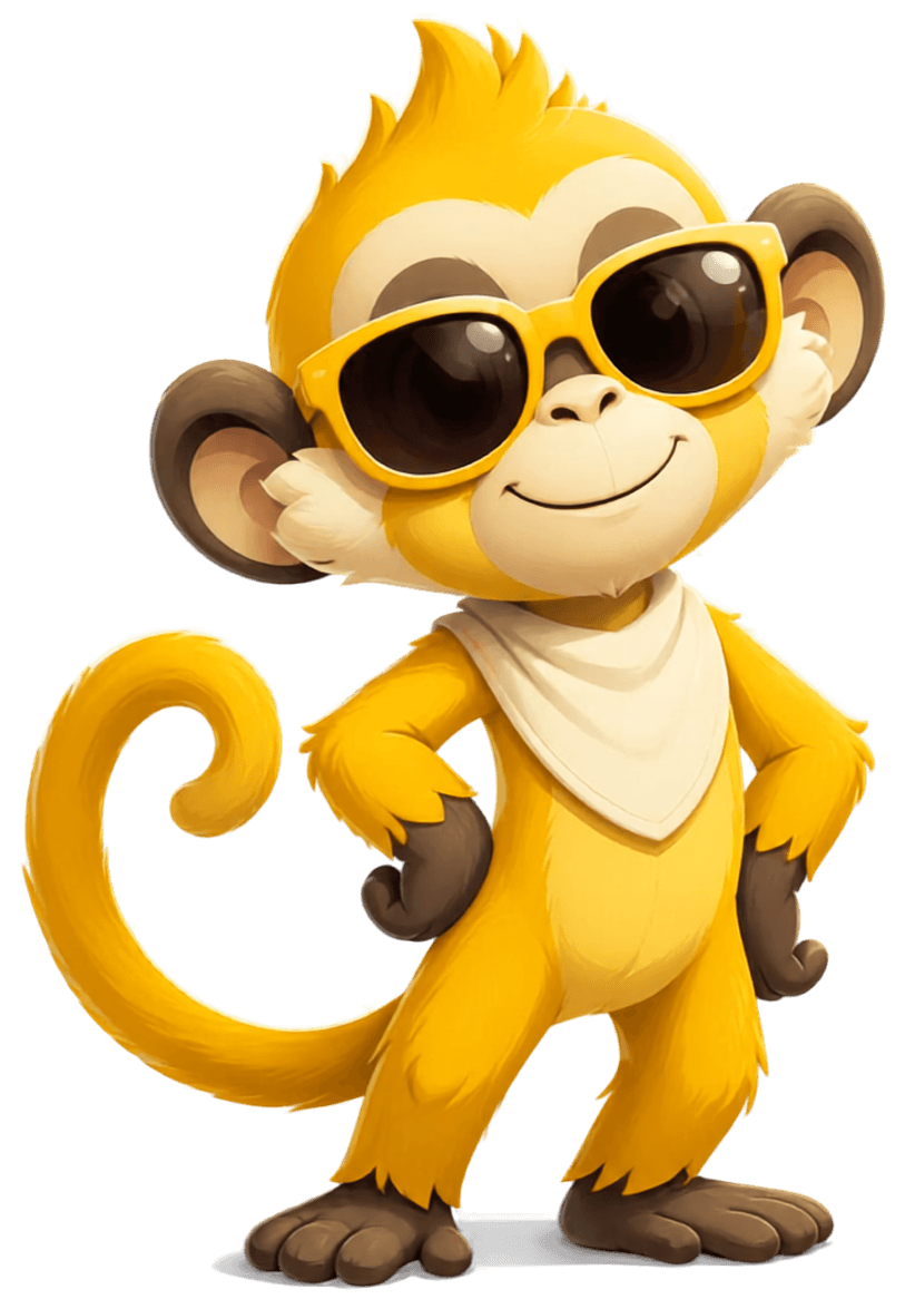Caco, o macaco-prego, de mãos na cintura